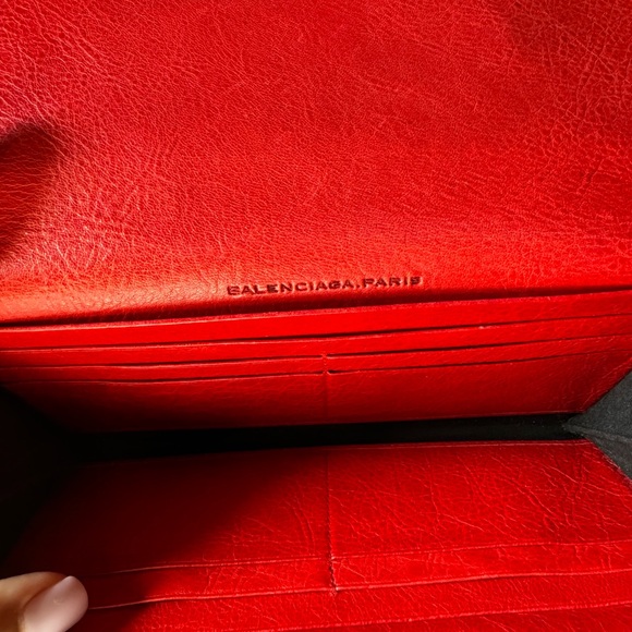 Balenciagia long wallet - LUCKY RED ❤️ - Picture 4 of 7